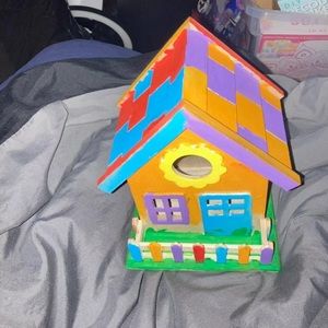 Hand painted birdhouse